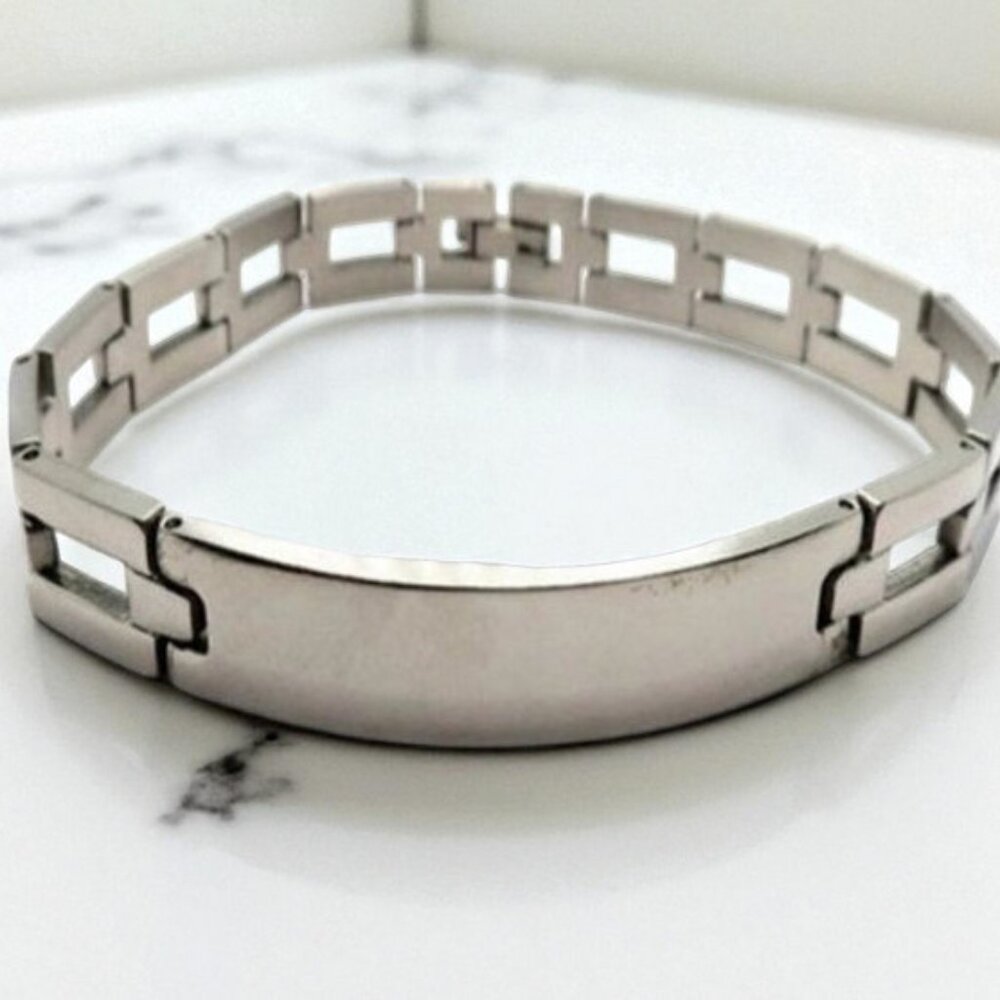 NEW Men's Stainless Steel Link Bracelet